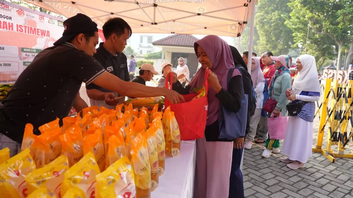 GPM di CFD Tegar Beriman Diserbu Warga, Pangan Murah Jadi Incaran