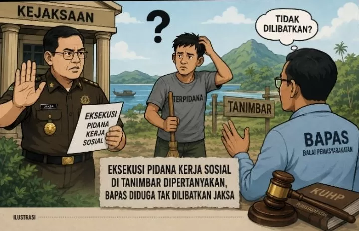 Lima Bulan Kerja Sosial di Tanimbar Dipertanyakan: Siapa Mengawasi Eksekusi Putusan?