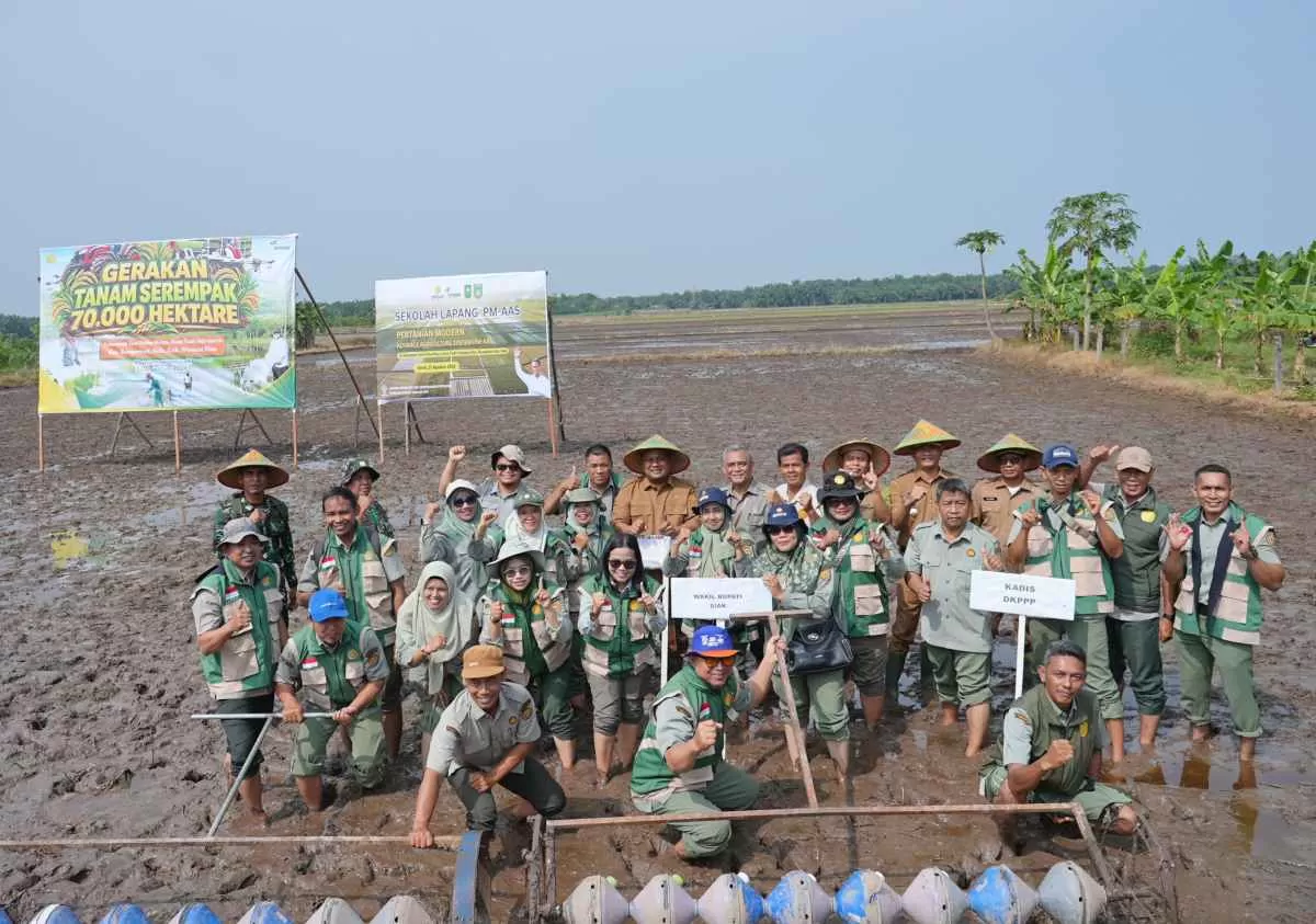 Kabupaten Siak Terpilih Jadi Lokasi Gerakan Penanaman Serentak 70.000 Hektare Kementan