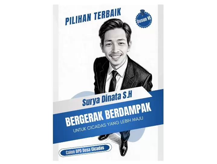 Surya Dinata, Calon BPD Desa Cicadas dari Kalangan Pemuda Enerjik