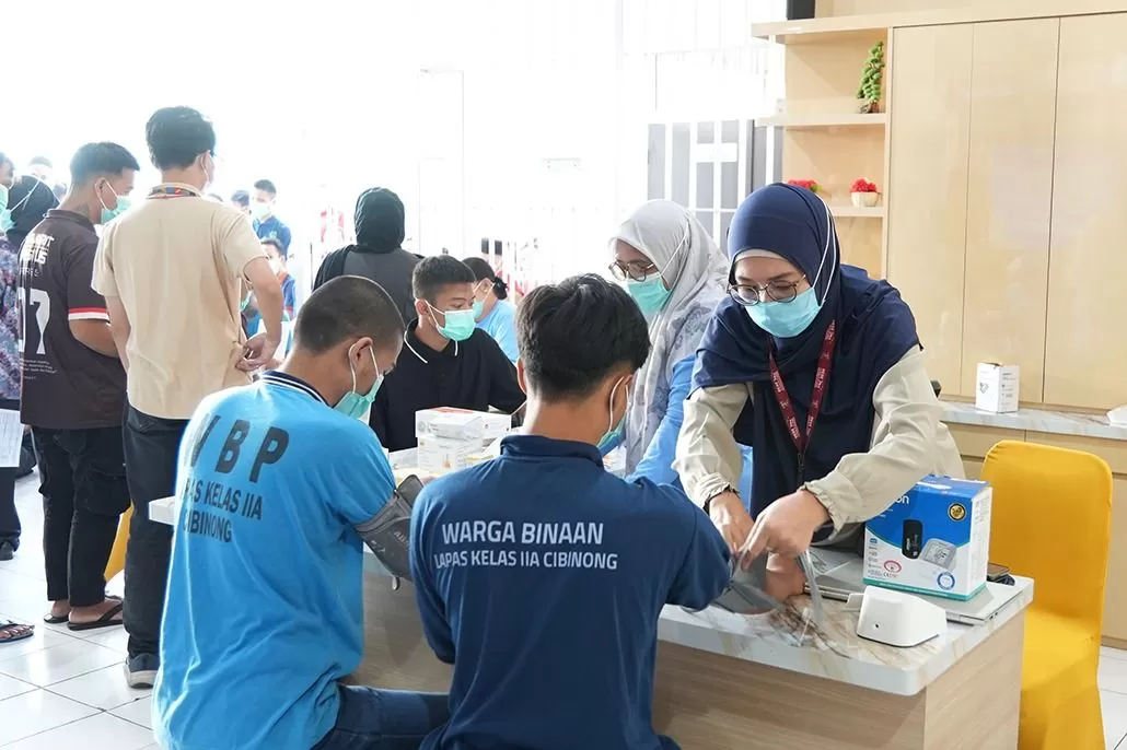 Perkuat Layanan Kesehatan, Lapas Cibinong Gandeng Dinkes dan Puskesmas
