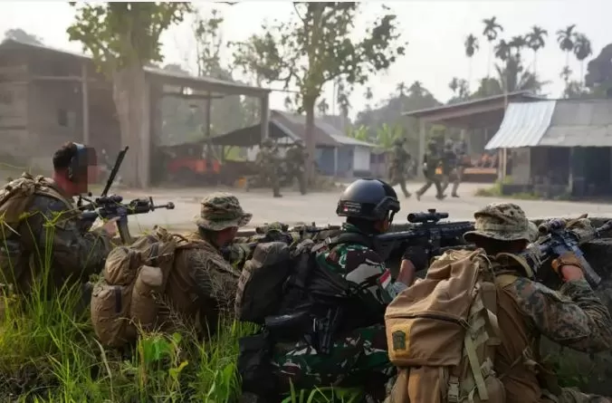 49 Personel SOF Indonesia, AS, dan Jepang Gelar Latihan Taktis di Sumsel