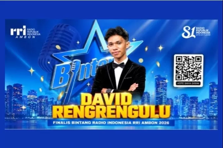 ‎Persaingan Memanas! David Rengrengulu Amankan Tiket Top 10 Bintang Radio 2026 Regional Ambon  ‎