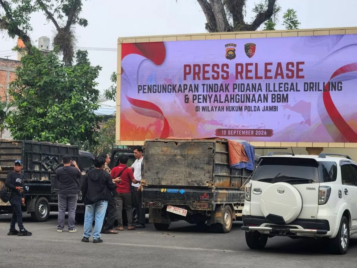 Polda Jambi Ungkap 6 Kasus Minyak Ilegal, 22.800 Liter BBM dan Minyak Diamankan