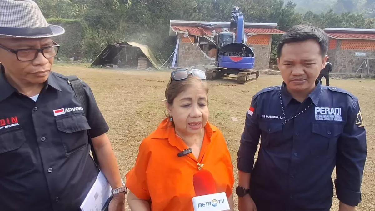 Sengketa Lahan 4,1 Hektare di Kaki Gunung Salak Memanas, Dua Bangunan Dibongkar