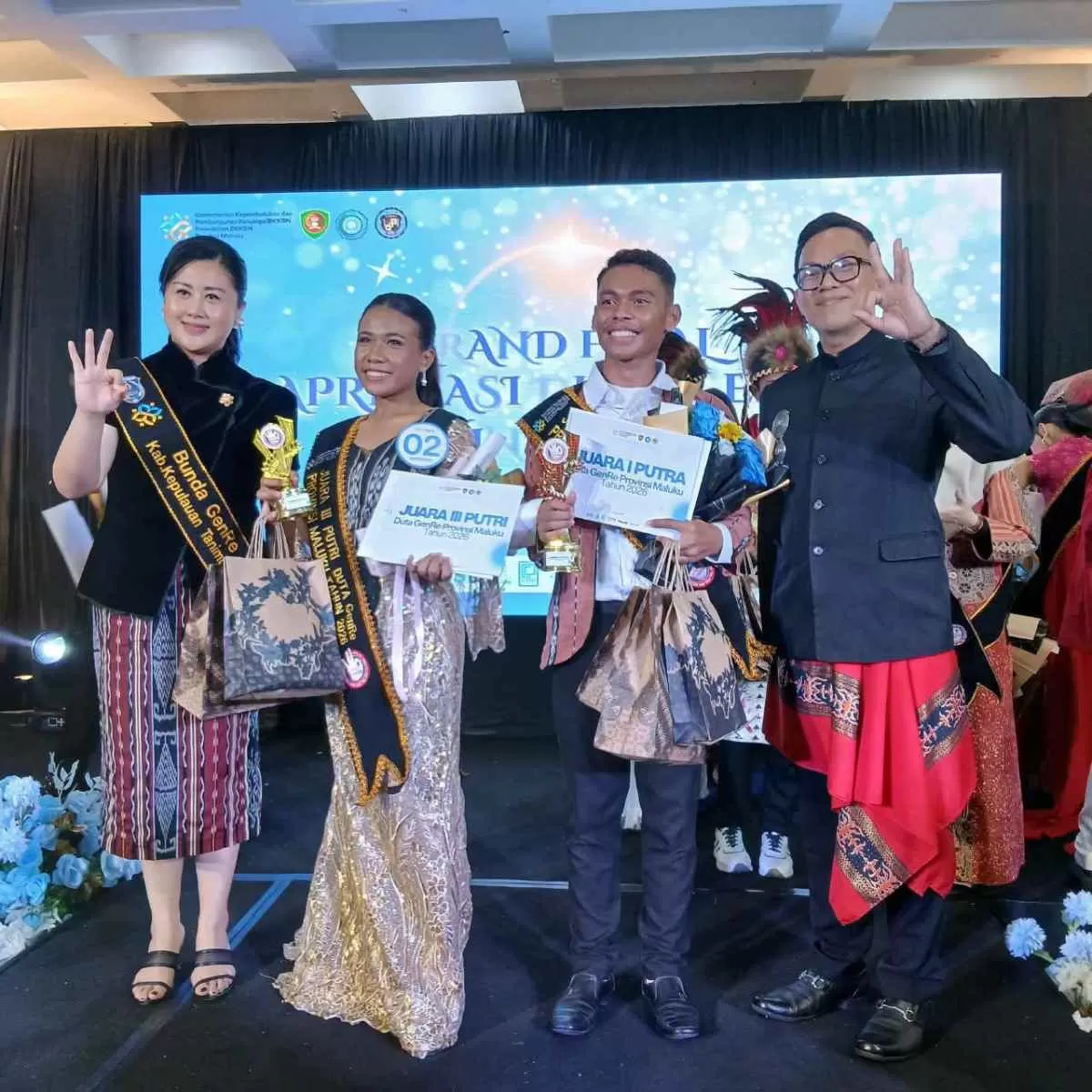 Bumi Duan Lolat Berjaya: Tanimbar Dominasi Podium Grand Final Duta GenRe Maluku 2026