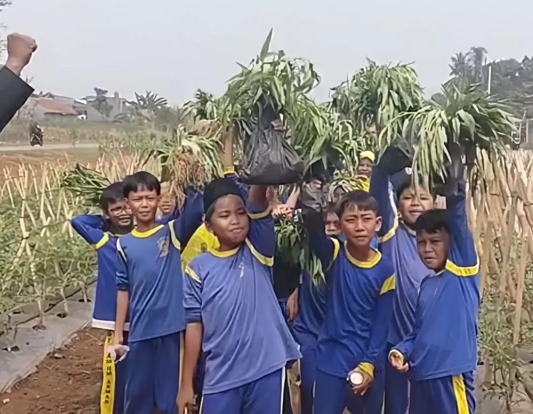 Kenalkan Pertanian Sejak Dini, 253 Siswa Kunjungi Kawasan Ketahanan Pangan Bomang