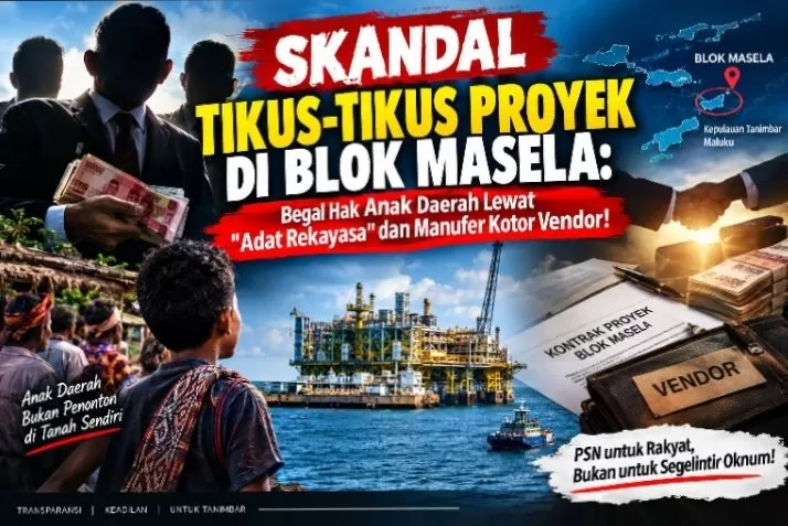 ‎Dugaan SKANDAL TIKUS-TIKUS PROYEK DI BLOK MASELA: Begal Hak Anak Daerah Lewat "Adat Rekayasa" & Manufer Kotor Vendor!  ‎