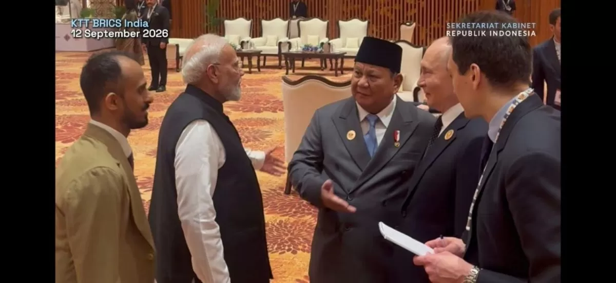 Momen Prabowo Bersama Modi, Putin dan Xi Jinping Sebelum Pembukaan KTT BRICS 2026
