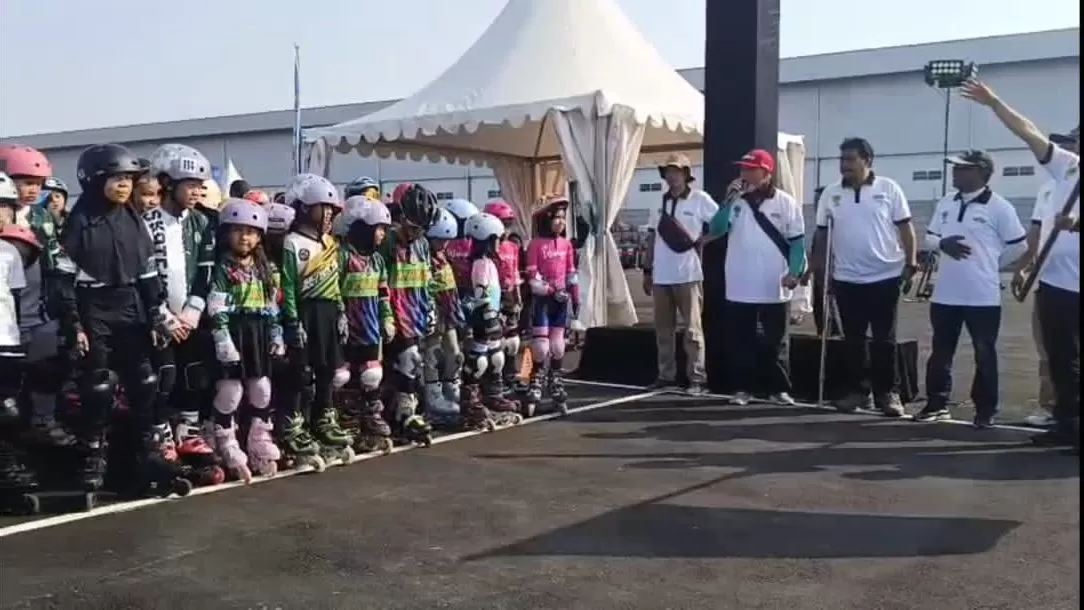 Dispora Kabupaten Bogor Gelar Festival Sepatu Roda, 282 Anak Unjuk Kemampuan