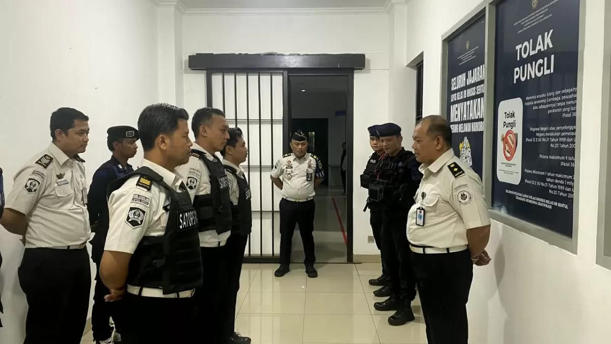 Lapas Khusus Kelas IIB Sentul Gelar Razia Gabungan dan Tes Urine