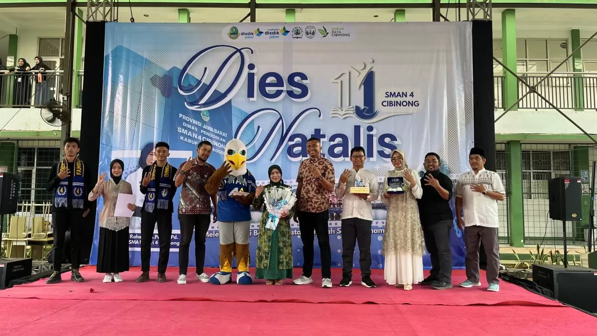 Dies Natalis ke-11 SMAFOUR, SMAN 4 Cibinong Melesat dengan Semangat Berjuta Prestasi