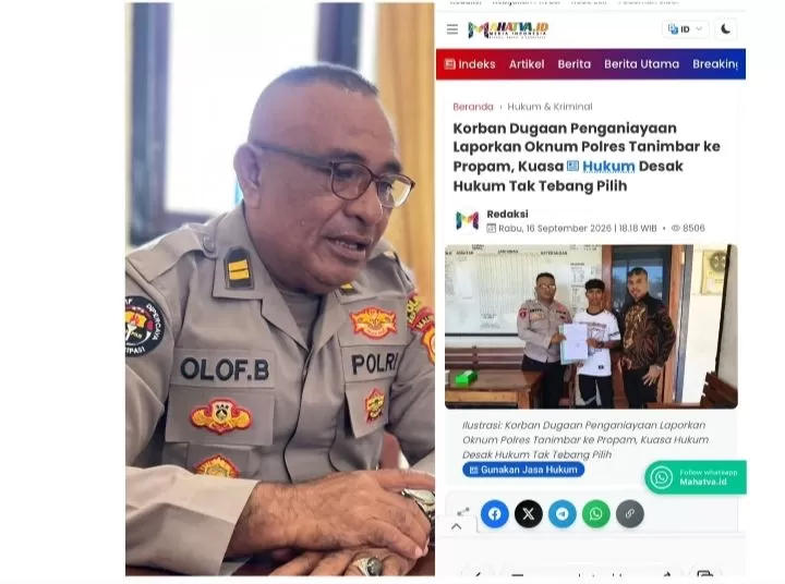 ‎Polres Tanimbar Pastikan Kasus Dugaan Kekerasan Bripda SM Diproses Profesional dan Transparan  ‎