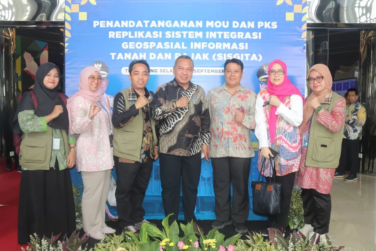Diskominfo Bogor Wakili Bupati Teken Kerja Sama Integrasi Data Pertanahan
