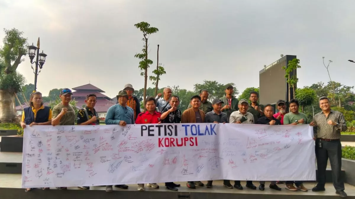 Petisi Tolak Korupsi Digagas, Masyarakat Bogor Diajak Kumpulkan 1 Juta Tanda Tangan