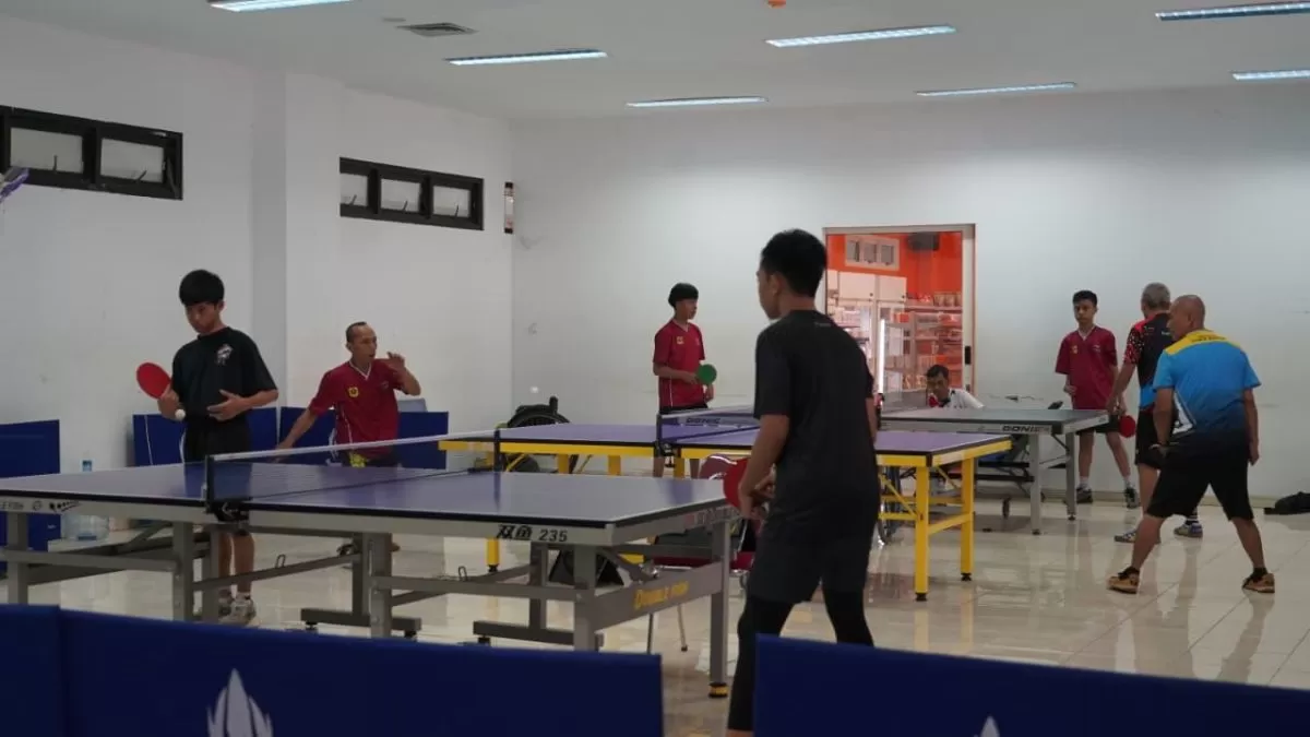24 Atlet Disiapkan, Para Tenis Meja Kabupaten Bogor Targetkan 12 Medali Emas di Peparda 2026