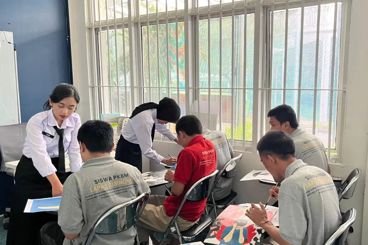 Lapas Cibinong Beri Kesempatan Warga Binaan Kejar Pendidikan Paket A, B dan C