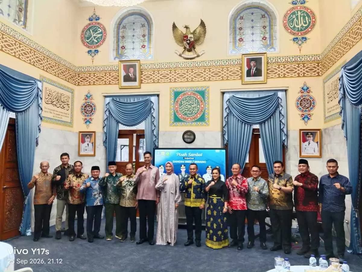 Kolonel Oke Kristiyanto Digantikan Marsen Sinaga, Pemkab Serang Tekankan Sinergi