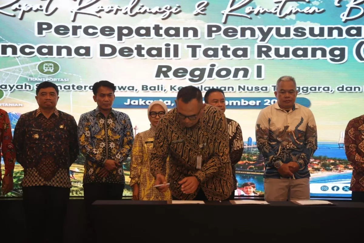 Sekda Ajat Hadiri Rakor ATR/BPN, Pemkab Bogor Dukung Percepatan RDTR