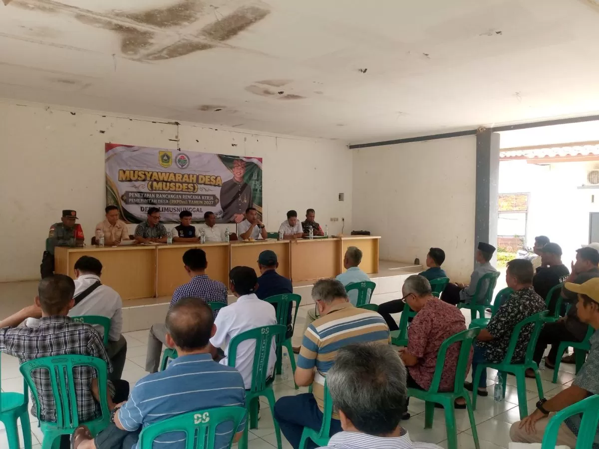 Bahas Prioritas Pembangunan 2027, Pemdes Limusnunggal Gelar Musdes