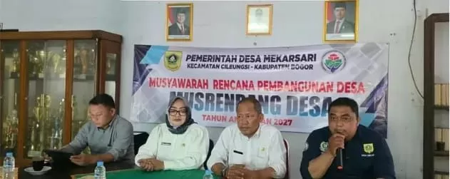 Desa Mekarsari Bahas Prioritas Pembangunan 2027 Lewat Musrenbangdes