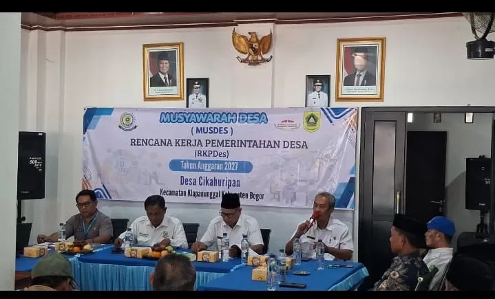 Pemdes Cikahuripan Serap Aspirasi Warga untuk Rencana Pembangunan 2027