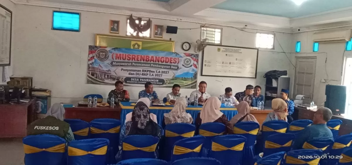 Susun RKPDes 2027, Pemdes Pasir Angin Bahas Usulan Prioritas Masyarakat