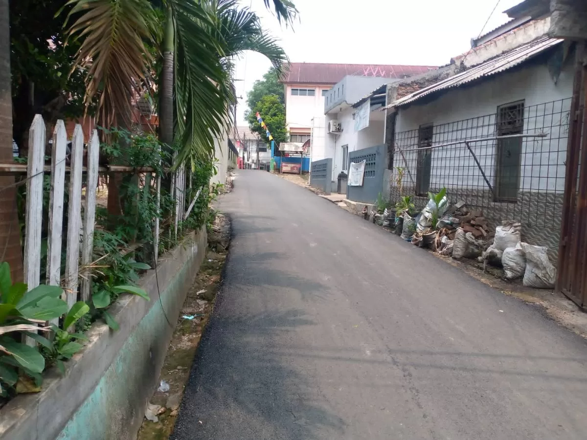Bankeu Kabupaten Bogor 2026, Desa Sukahati Bangun Jalan Hotmix Sepanjang 330 Meter