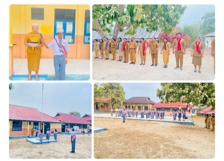 ‎Kepala SMKN 1 Kepulauan Tanimbar Pimpin Upacara HUT ke-27 KKT, Sarlota Naressy Dorong Murid Isi Pembangunan dengan Karya