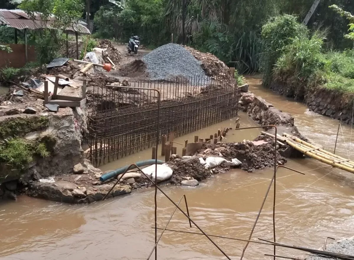 Jembatan Desa Bojong Nangka Dibangun, Solusi Akses Warga di Wilayah Kerap Banjir