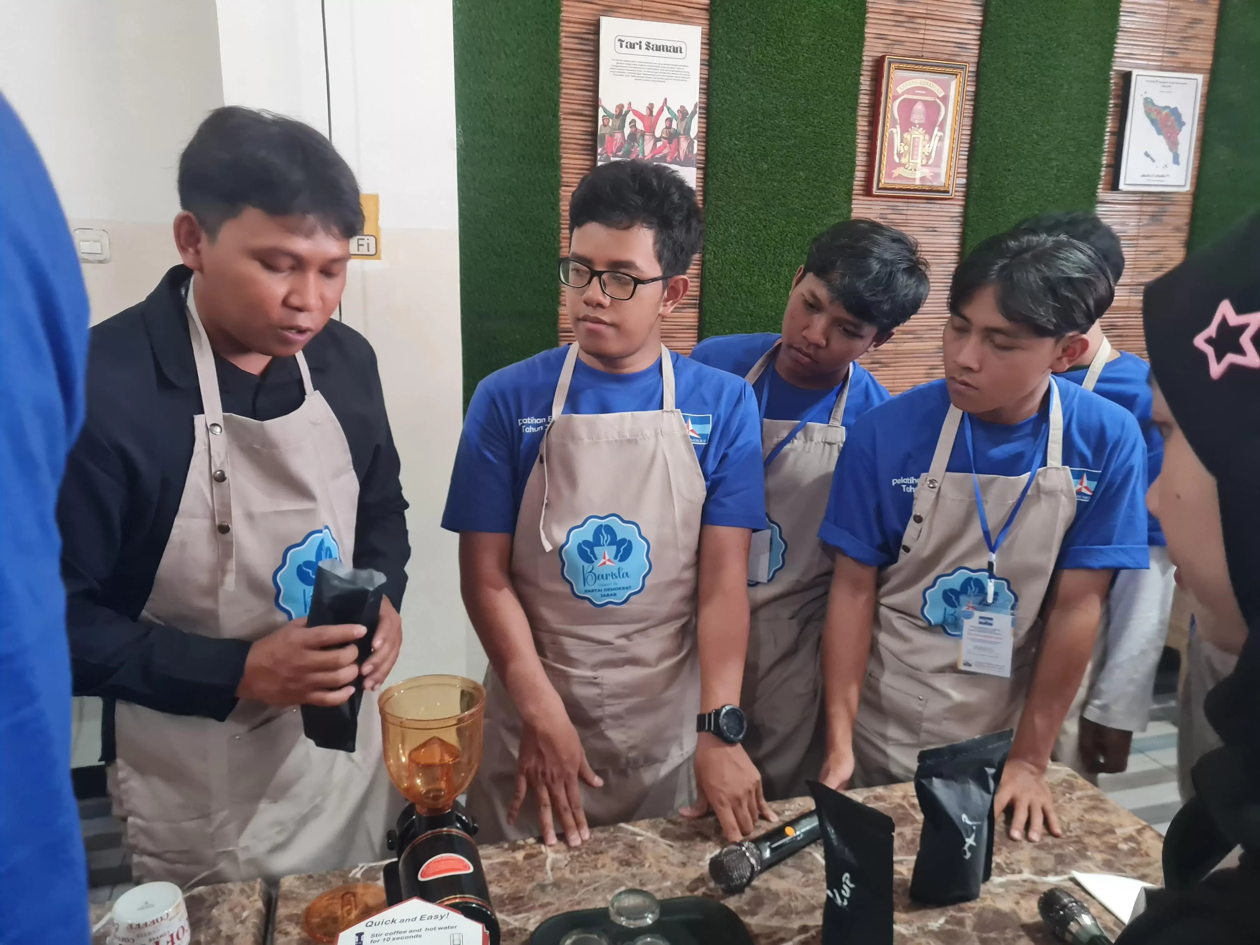 50 Pemuda Jawa Barat Dilatih Jadi Barista, Demokrat Dorong Ekonomi Kreatif
