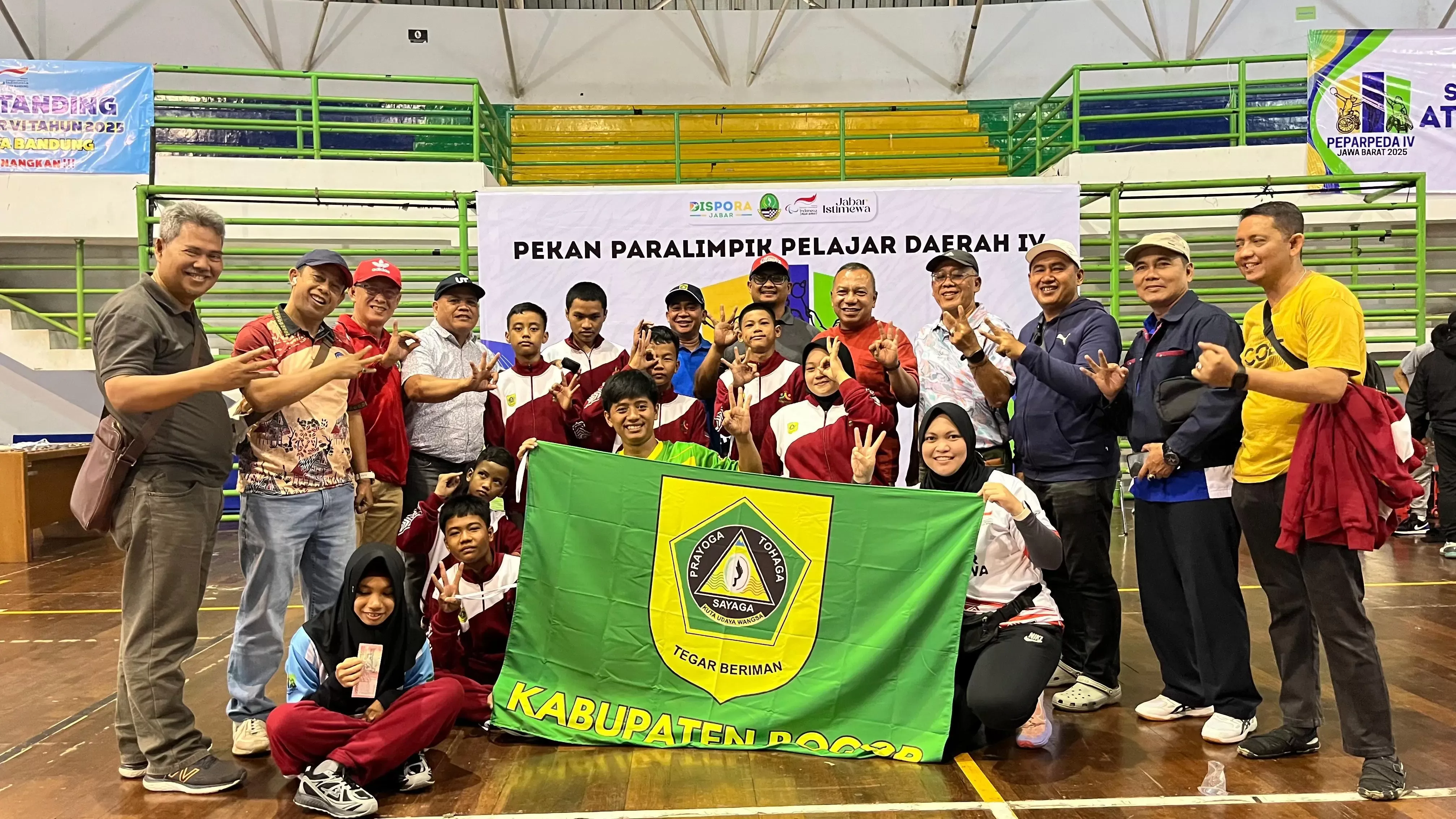 Atlet Difabel Bogor di Peparpeda Jabar 2025 Dapat Dukungan Penuh Disdik dan Kepala Sekolah SMP