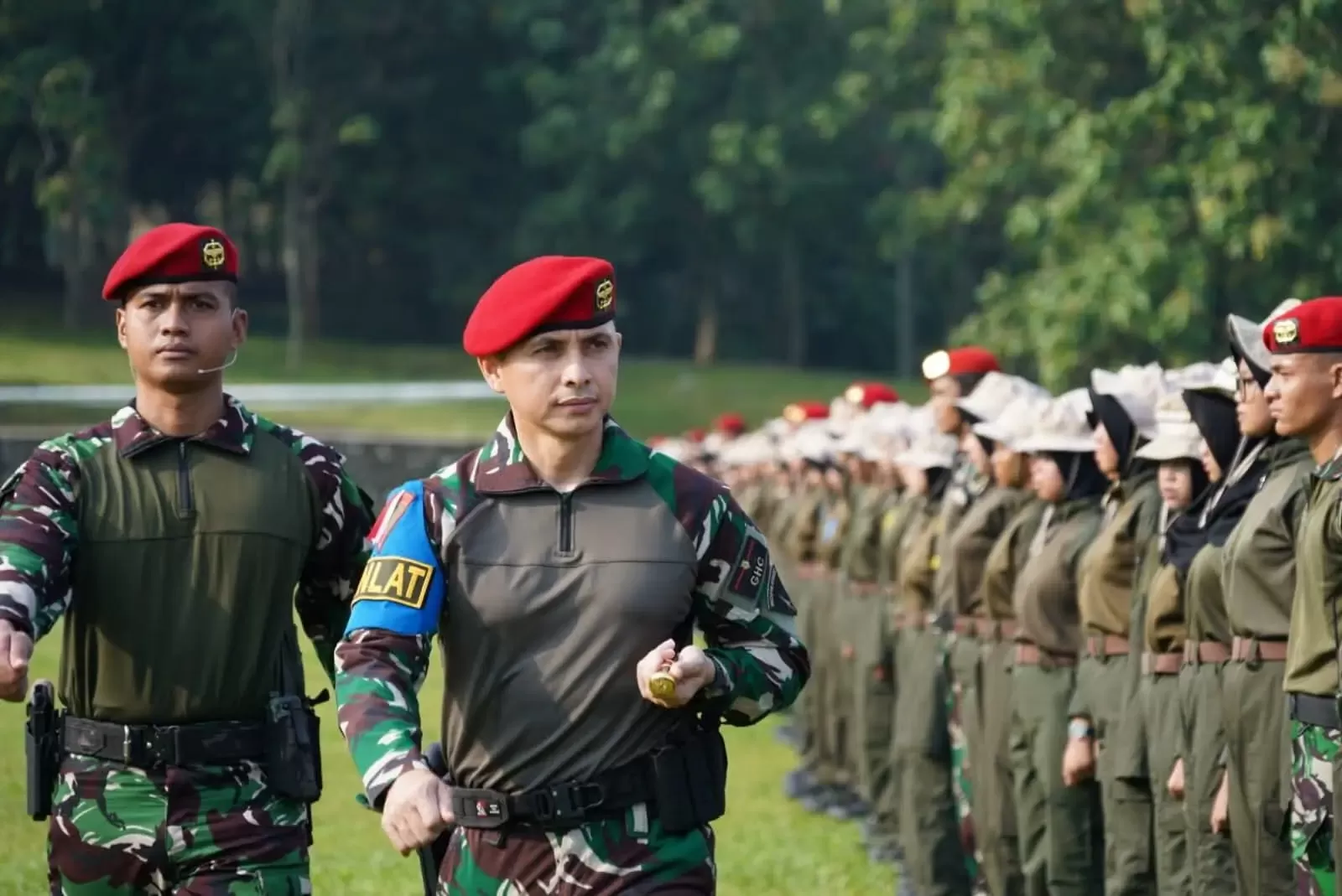 1.000 Siswa SMK Ikuti Gelombang 2 Korps Kadet Republik Indonesia di Batalyon 13 Kopassus Bogor