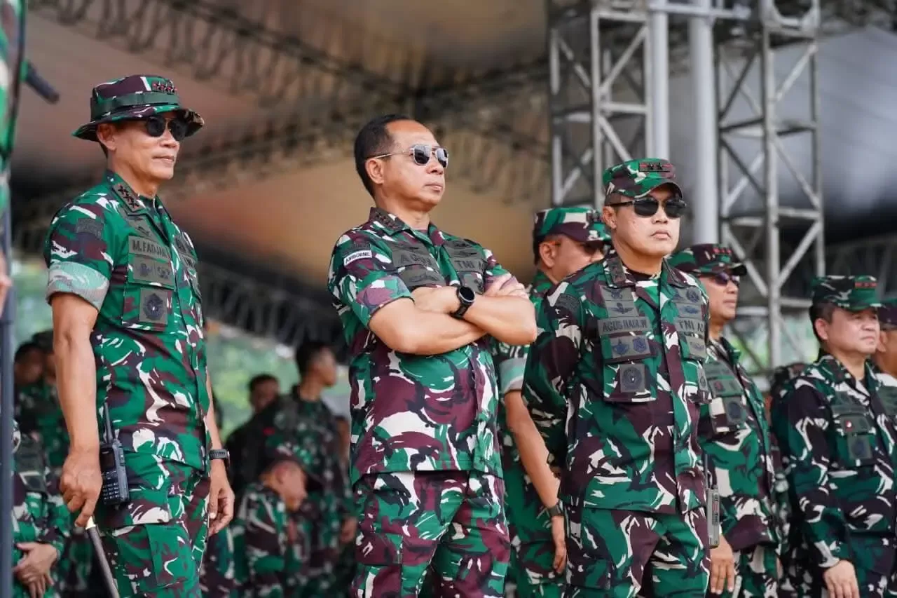 Panglima TNI Tinjau Geladi Kotor Persiapan HUT ke-80 TNI