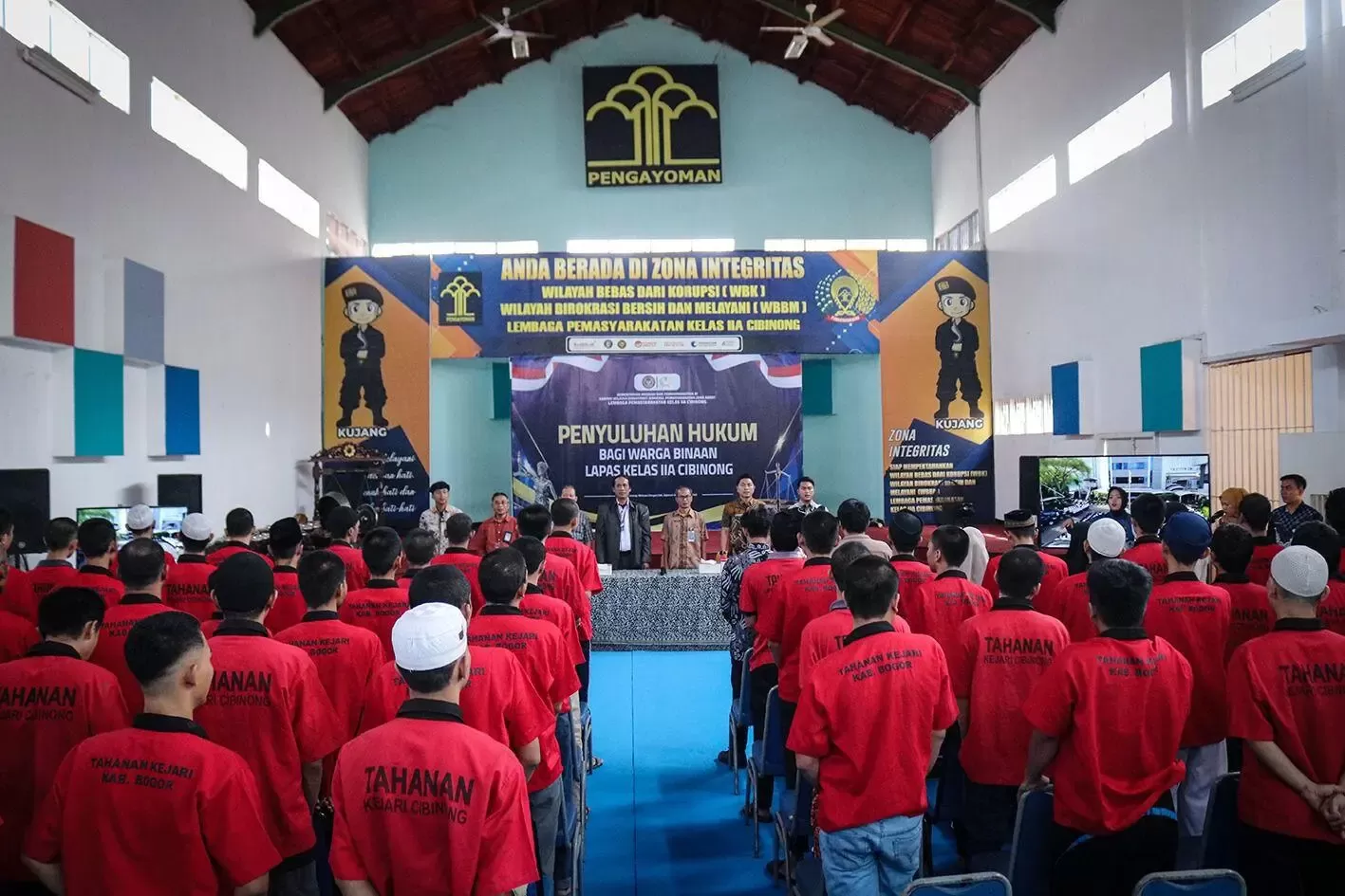 Lapas Cibinong Gandeng Posbakum Gelar Penyuluhan Hukum bagi Tahanan