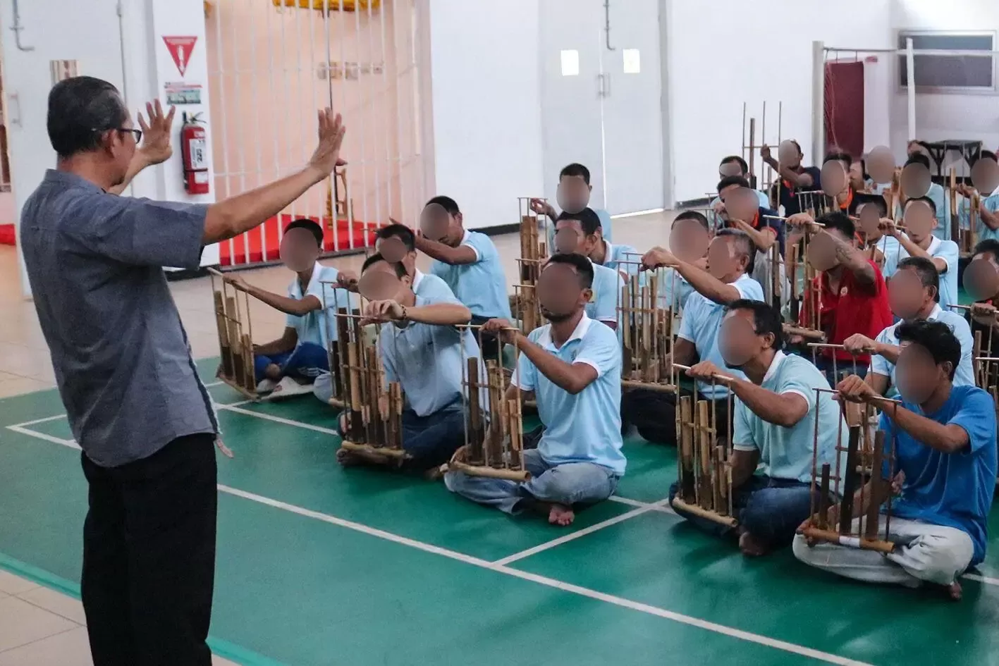 Lapas Cibinong Gelar Pelatihan Seni Musik Angklung dan Gamelan untuk Warga Binaan