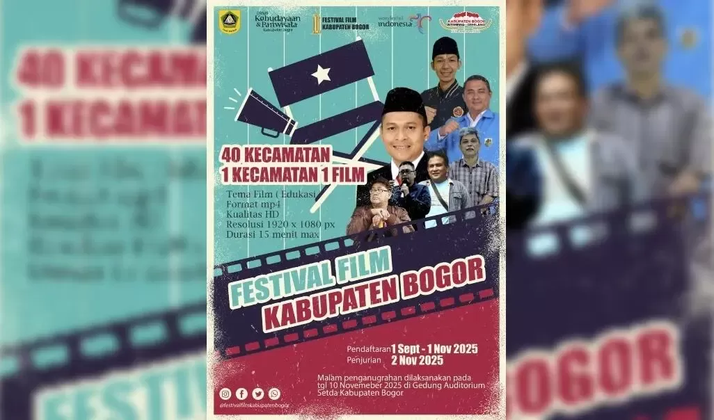 Festival Film Kabupaten Bogor 2025 Siap Digelar, 17 Kecamatan Ikut Ambil Bagian