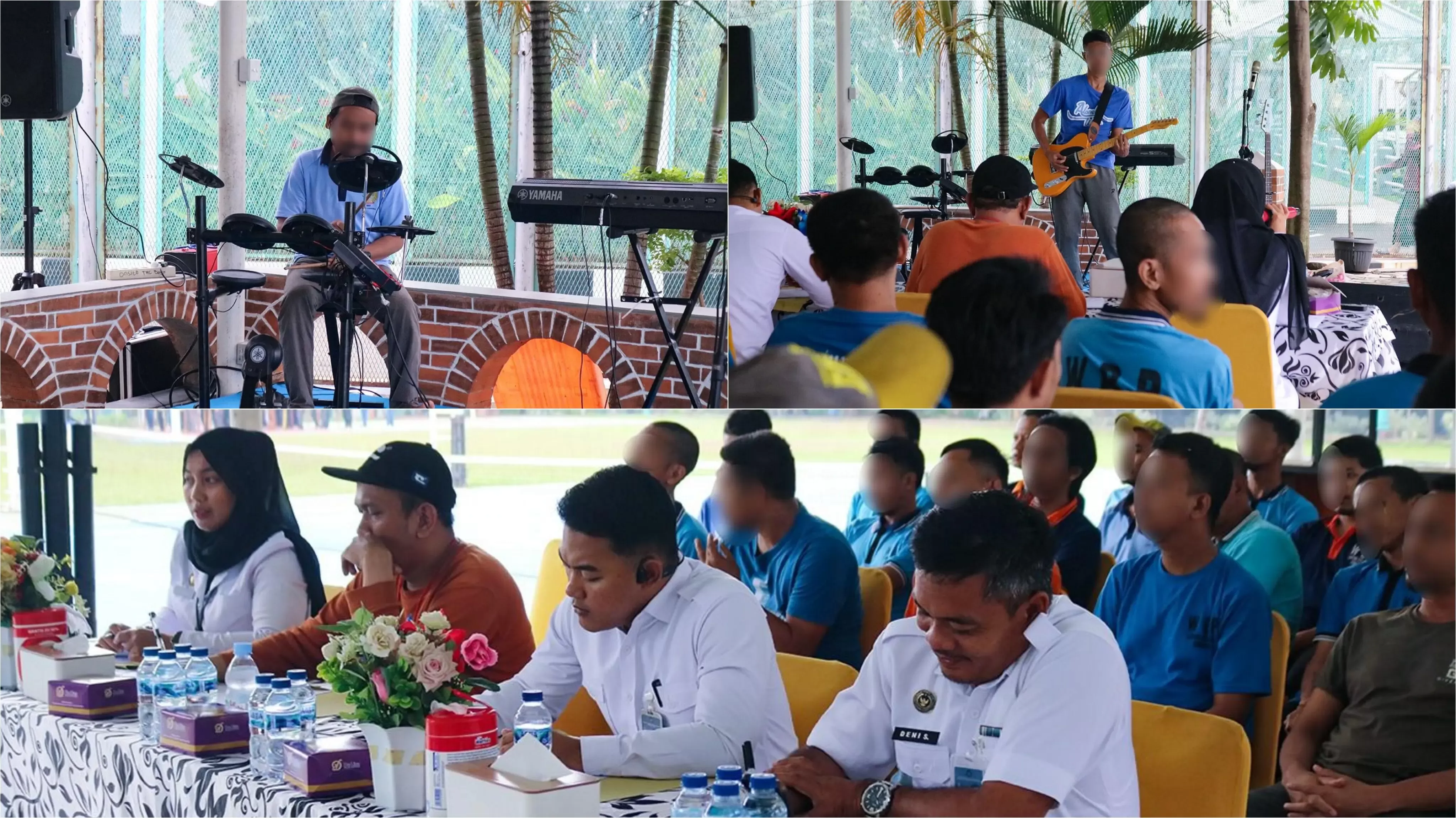 Warga Binaan Lapas Cibinong Antusias Ikuti Audisi Band El Cibi