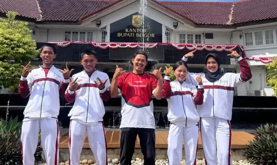 Tim Panjat Tebing Kabupaten Bogor Targetkan Emas di Popda XIV Jabar 2025