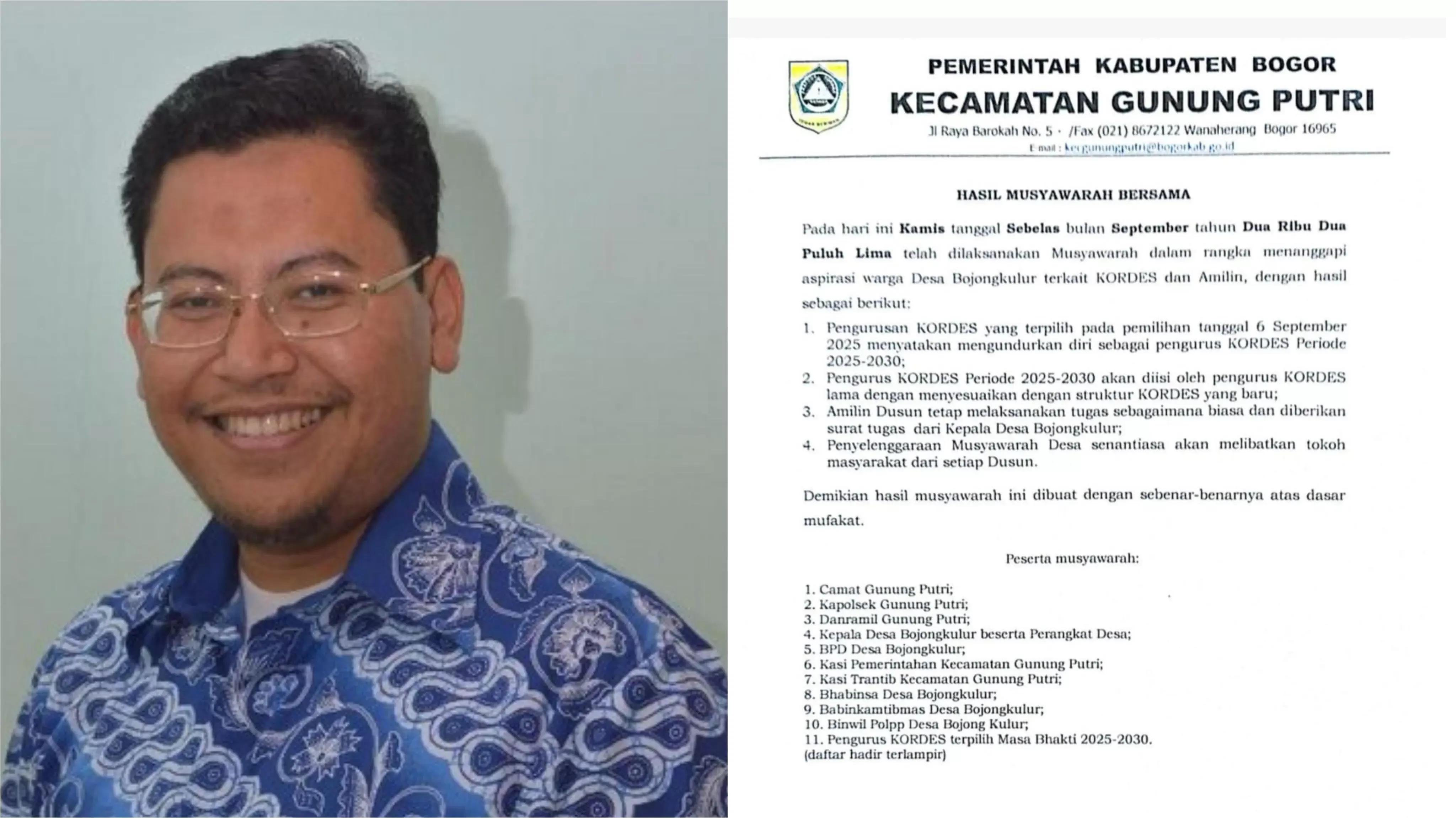 Antisipasi Demo Warga, Musyawarah Desa Bojongkulur Hasilkan Kesepakatan Terkait KORDES dan Amilin