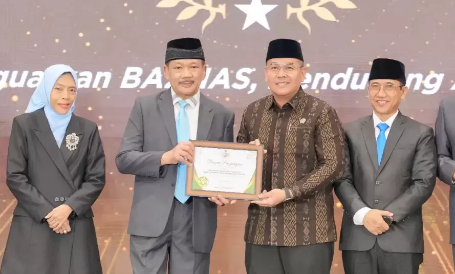 Wamen ATR/BPN Ossy Dermawan Raih Penghargaan Baznas Award 2025