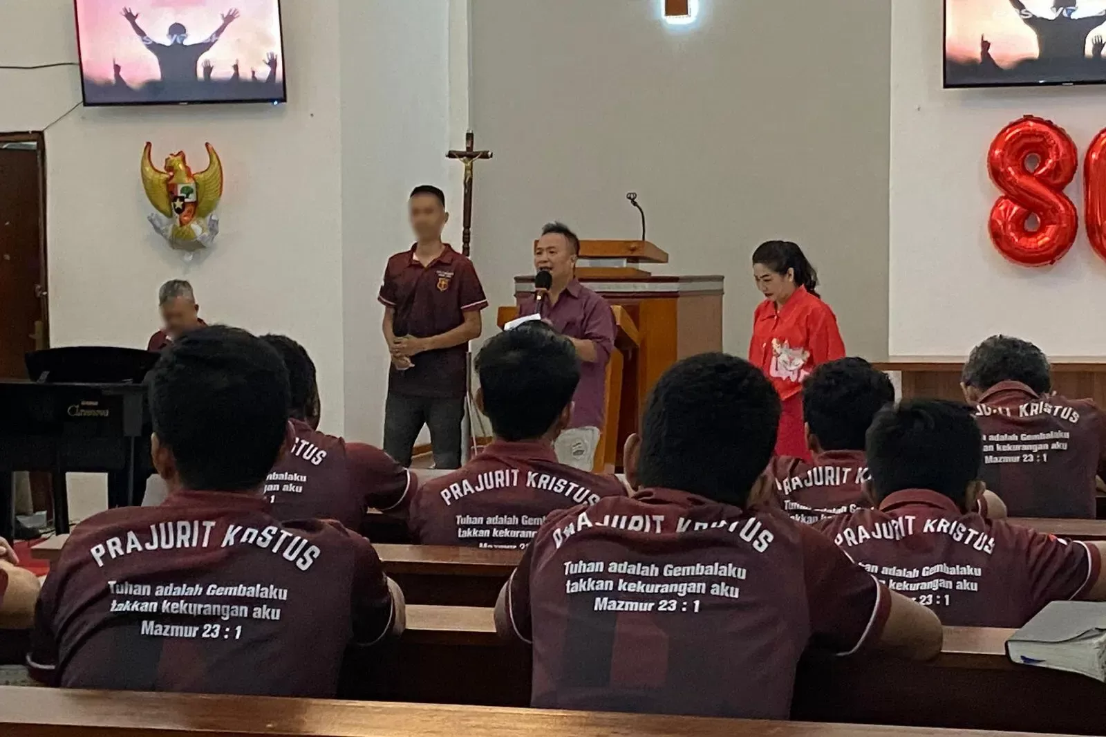 Lapas Cibinong Gelar Ibadah Rutin Nasrani, Perkuat Pembinaan Rohani Warga Binaan