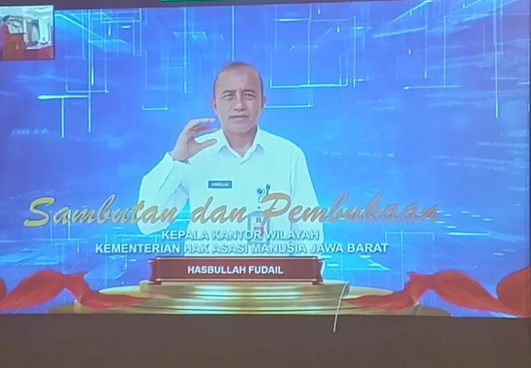 Lapas Khusus Kelas IIB Sentul Ikuti Sosialisasi Penguatan Kapasitas HAM Aparatur di Bogor