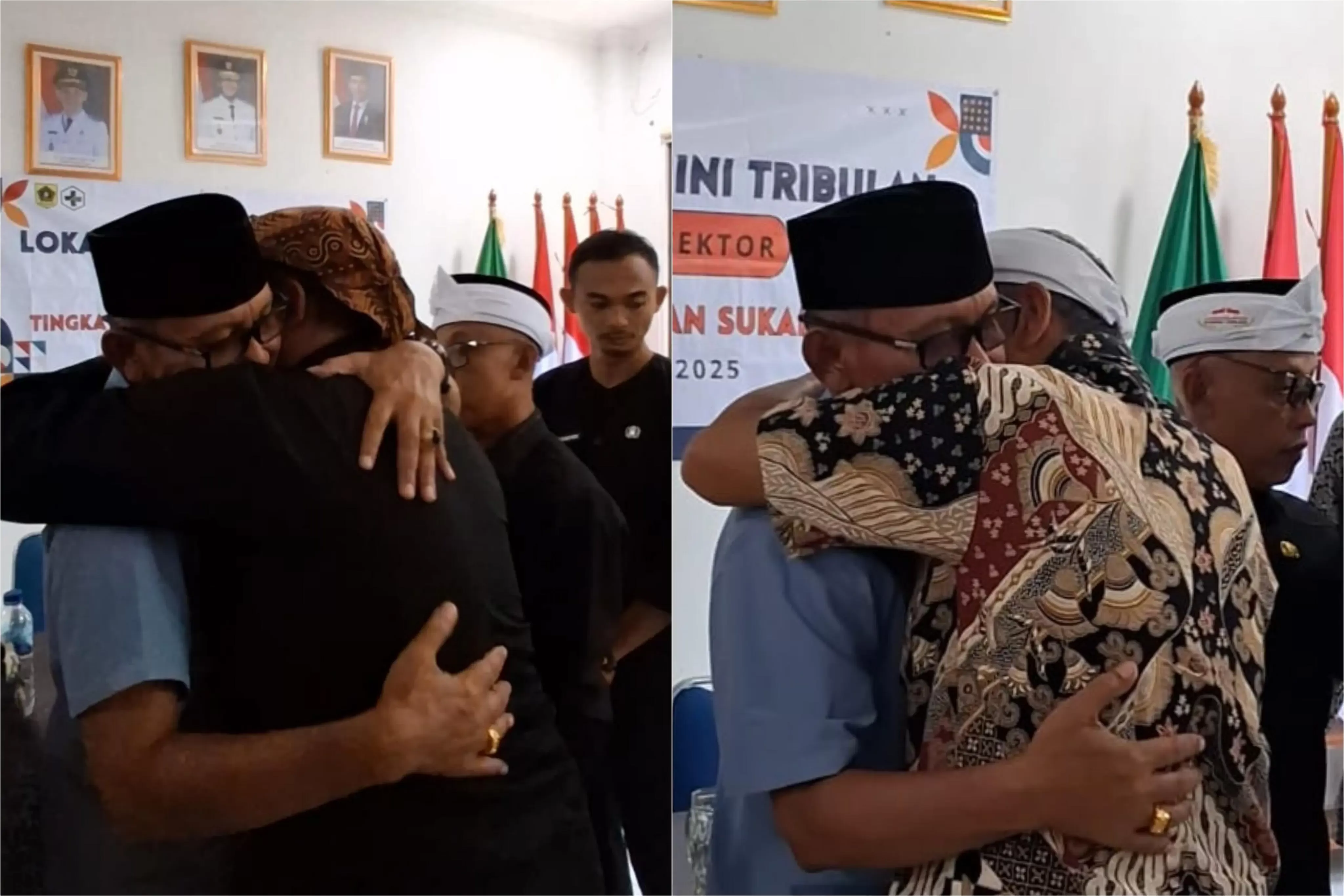 Tangis Haru Iringi Perpisahan Camat Sukamakmur Bakri Hasan di Akhir Masa Tugas
