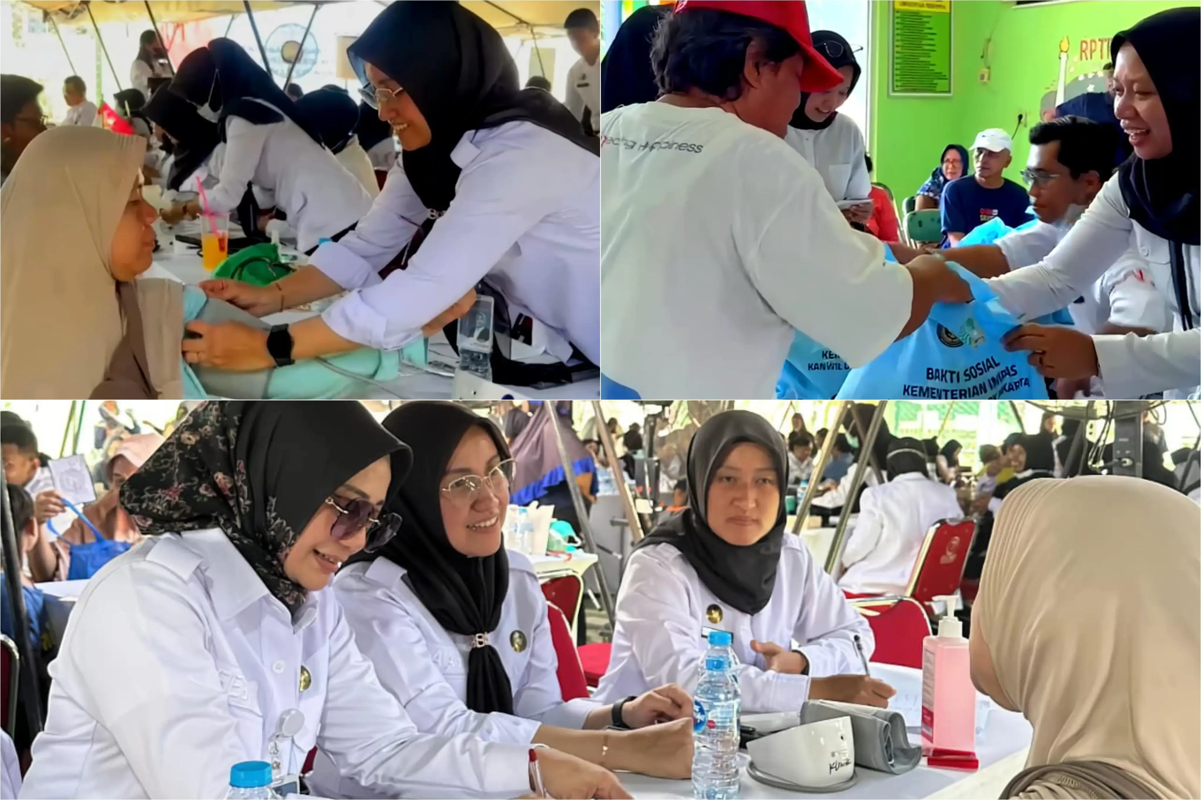 Lapas Cibinong Ikut Sukseskan Bakti Sosial Ditjenpas, Hadirkan Pengobatan Gratis dan Bantuan Sosial