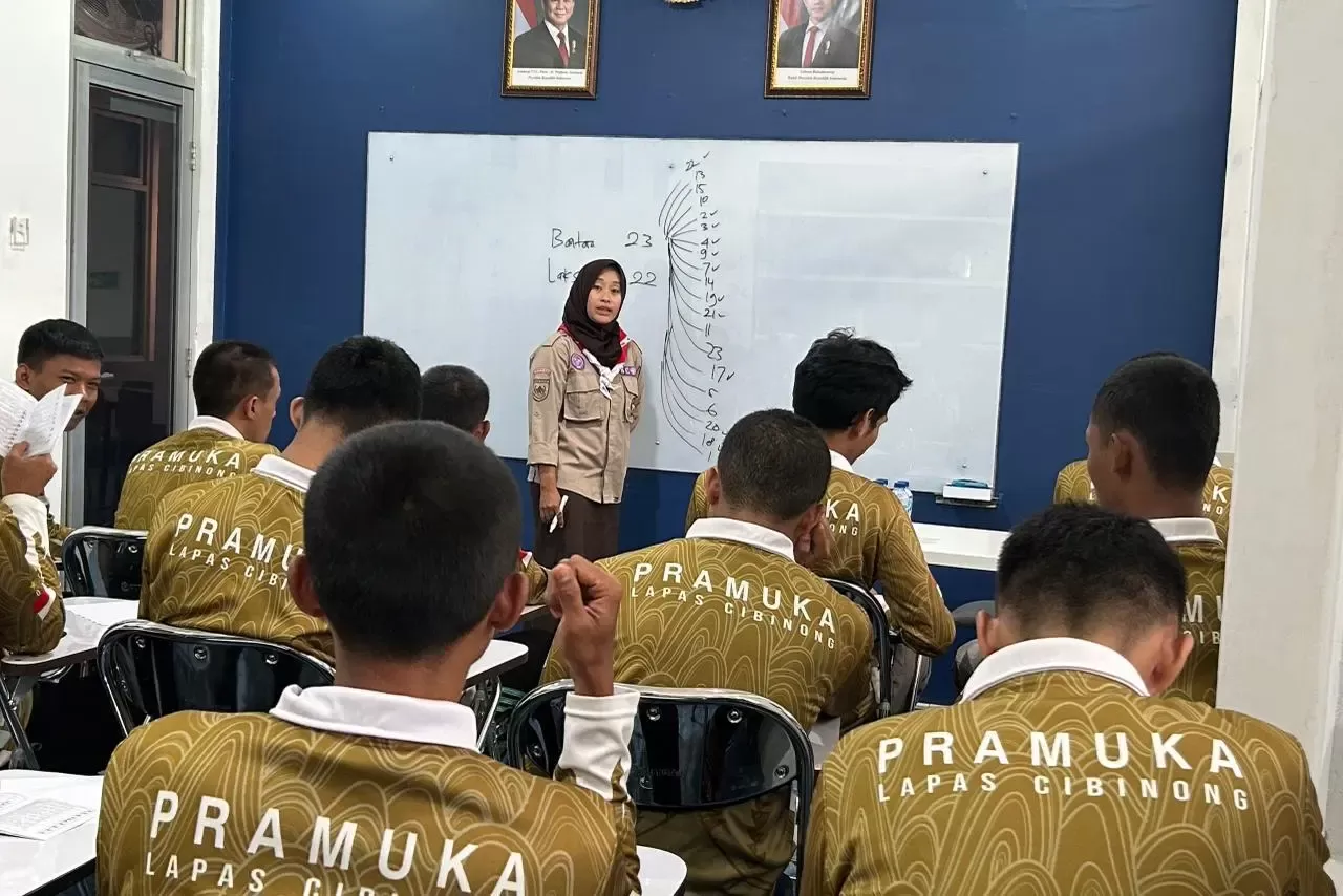 Lapas Cibinong Gelar Pelatihan Pramuka SKU untuk Warga Binaan Bersama Kwarcab Bogor