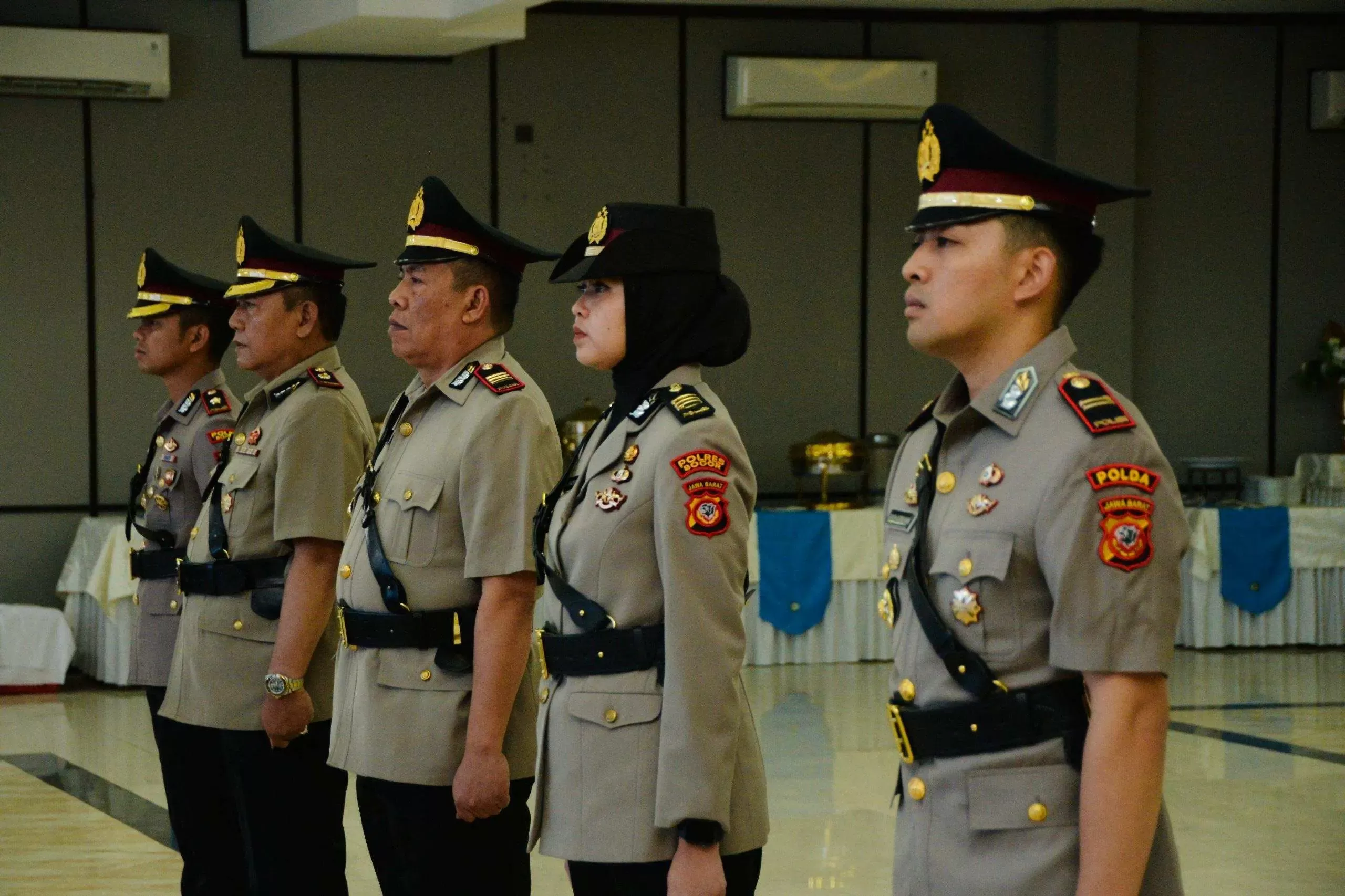 Kapolres Bogor Pimpin Upacara Sertijab Tiga Kapolsek Jajaran Polres Bogor