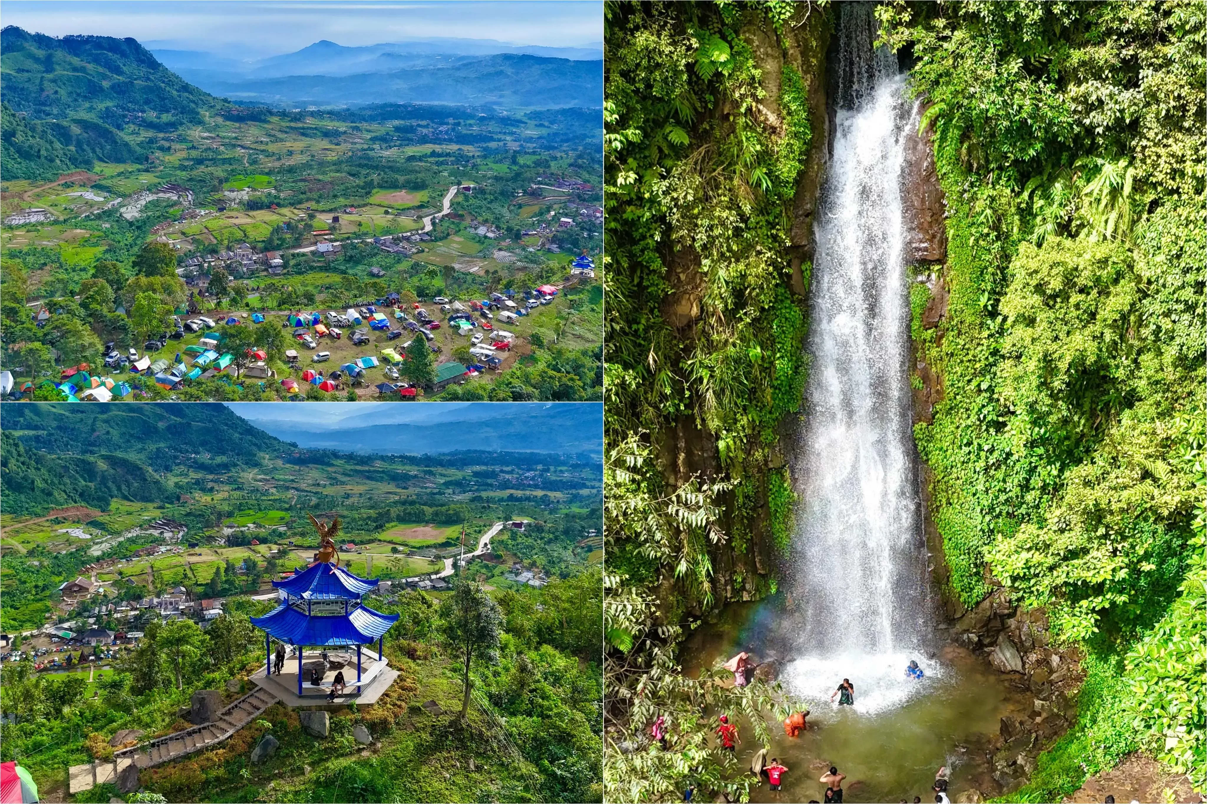 Curug Cidulang Khayangan Sukamakmur, Destinasi Wisata Alam dengan Glamping dan Villa