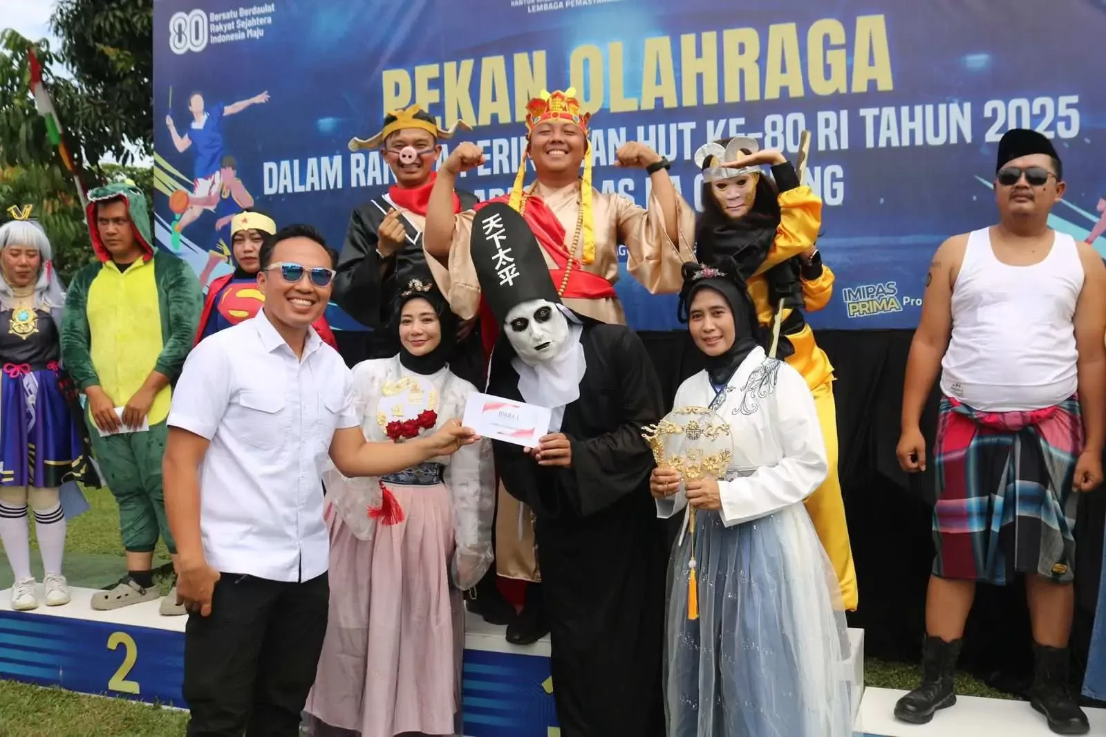 Meriahkan HUT ke-80 RI, Lapas Cibinong Gelar Lomba dan Beri Penghargaan untuk Warga Binaan