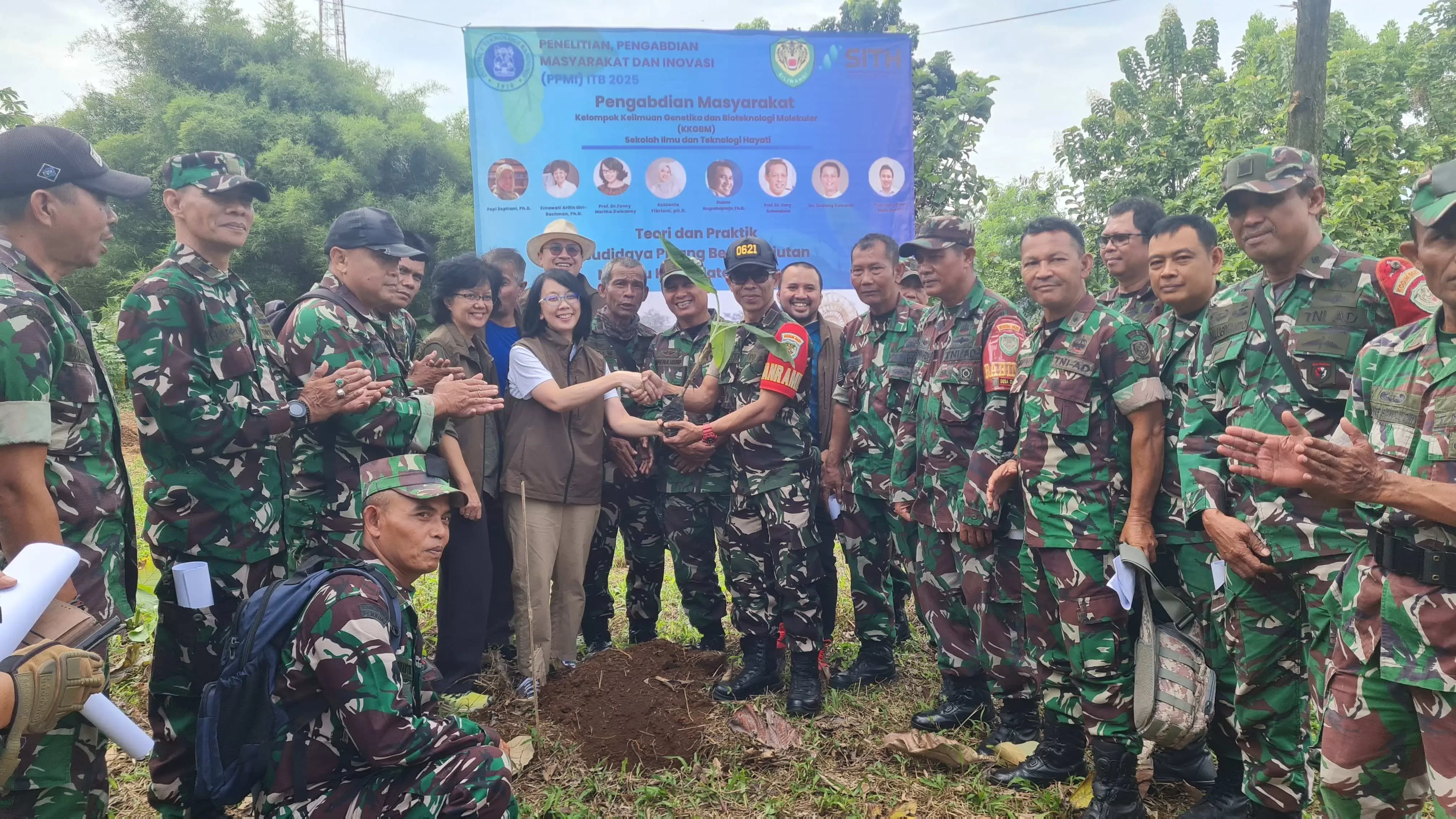 ITB Gelar Pelatihan Budidaya Pisang Berkelanjutan di Kodim 0621 Bogor